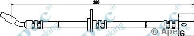 APEC BRAKING hos3321 -  Тормозной шланг